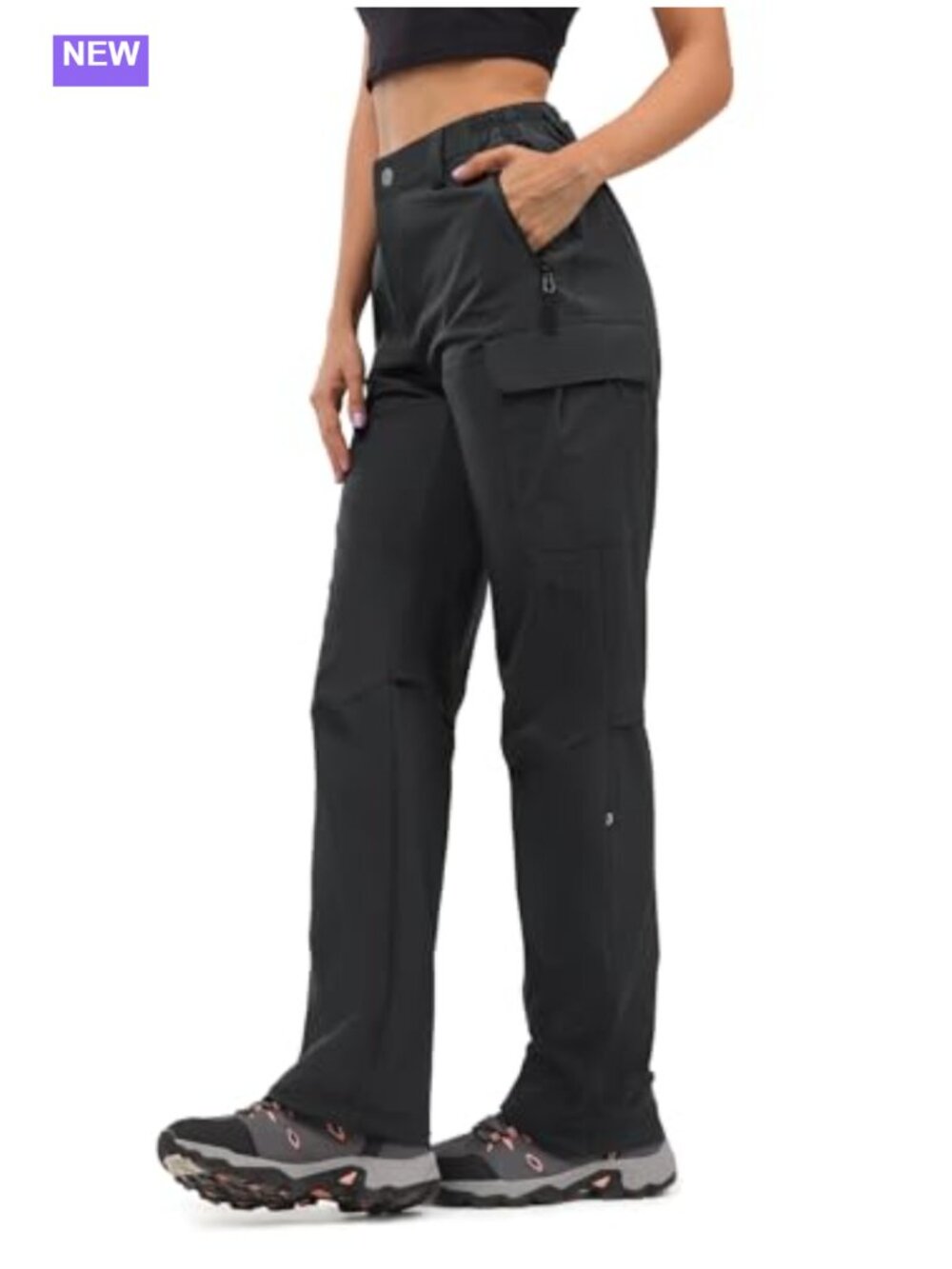 Women's Hiking Pants Lightweight Breathable Quick Dry Regular Fit 5 Pockets